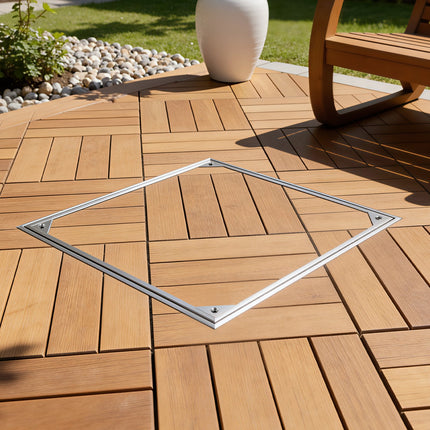 Šulinio dangtis su rėmu VEVOR ZD005-SZ, 600 x 600 mm