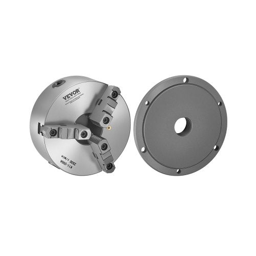 Trijų kumštelių tekinimo griebtuvas VEVOR K11 200A, 200 mm