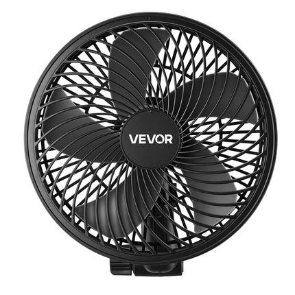 Prisegamas augalų ventiliatorius VEVOR RF6-PA, įkraunamas, 2 vnt. rinkinys