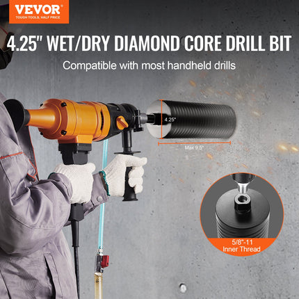 Deimantinė gręžimo karūna VEVOR 107300AA, 108 mm skersmens