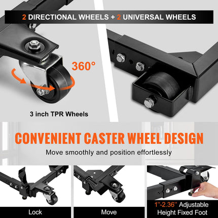 Universali mobili bazė VEVOR GZB88094, 680 kg keliamoji galia