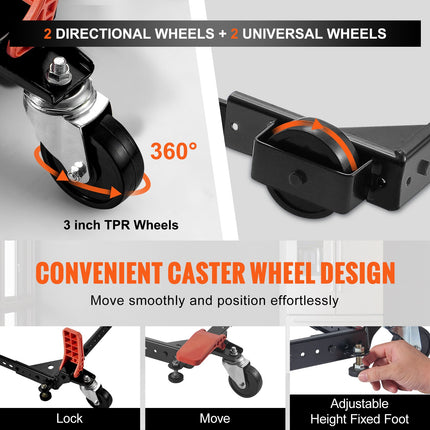 Universali mobili bazė VEVOR GZB88092, 226,8 kg keliamoji galia