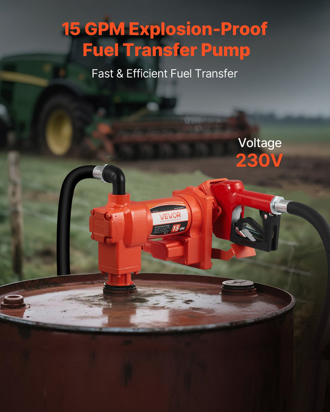 Kuro perpylimo siurblys VEVOR KEX-16AC-T01, 57 l/min
