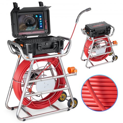 Kanalizacijos patikros kamera VEVOR WP9613FT, 100 m laidas