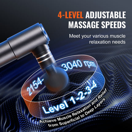 Masažo pistoletas VEVOR Booster Mini, 2500 mAh