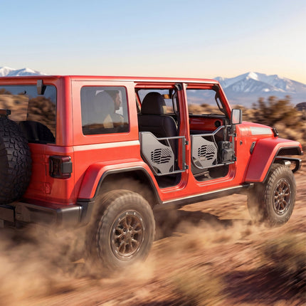 Vamzdinės durys VEVOR Jeep Wrangler JL / Gladiator JT, 4 durų komplektas