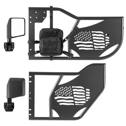 Vamzdinės durys VEVOR Jeep Wrangler JL / Gladiator JT, 4 durų komplektas
