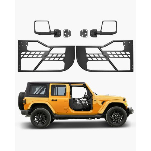 Vamzdinės durys VEVOR Jeep Wrangler JL / Gladiator JT, 2 durų komplektas