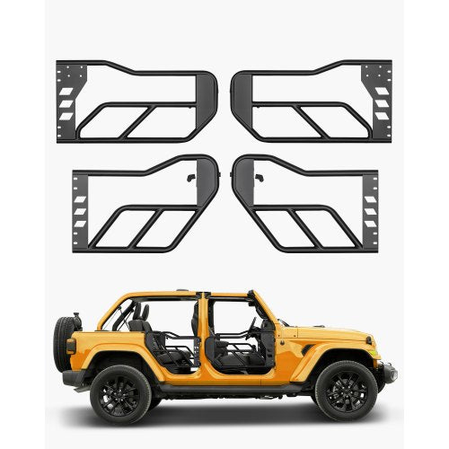 Vamzdinės durelės VEVOR Jeep Wrangler JK, 4 durų komplektas