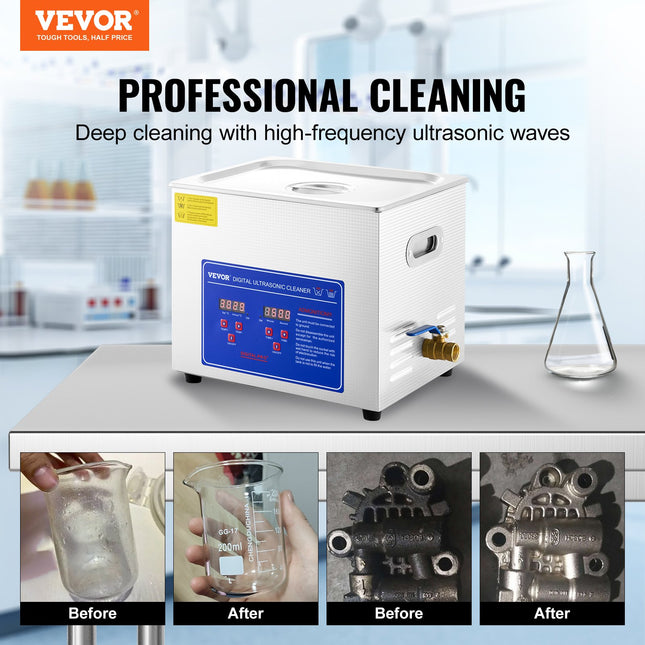 Ultragarsinė vonelė VEVOR Professional, 10 l
