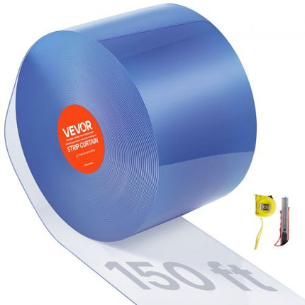PVC juostinė užuolaida VEVOR 55V0, 45,7 m ilgio