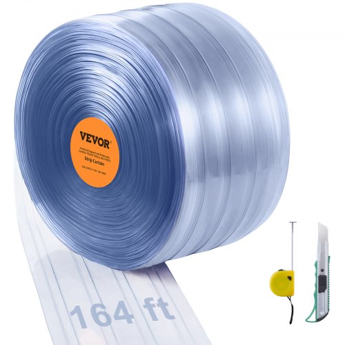 PVC juostinė užuolaida VEVOR TTV0, 50 m ilgio rulonas