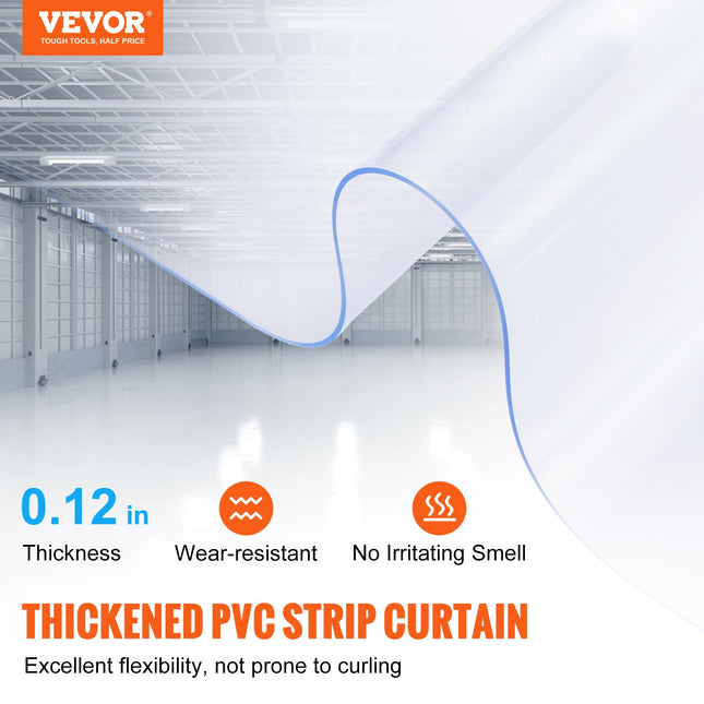 PVC juostinė užuolaida VEVOR S0V0, 25 m