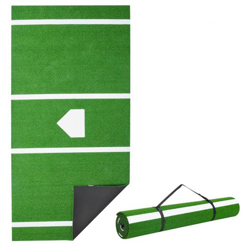Beisbolo mušimo kilimėlis VEVOR GRS12x6FT-GREEN, 366x183 cm