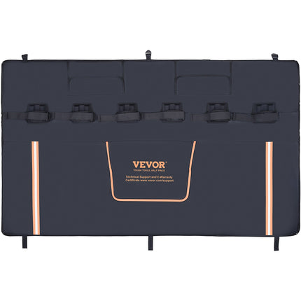 Dviračių laikiklis ant pikapo borto VEVOR MSCAR-003, 157 cm (6 dviračiams)