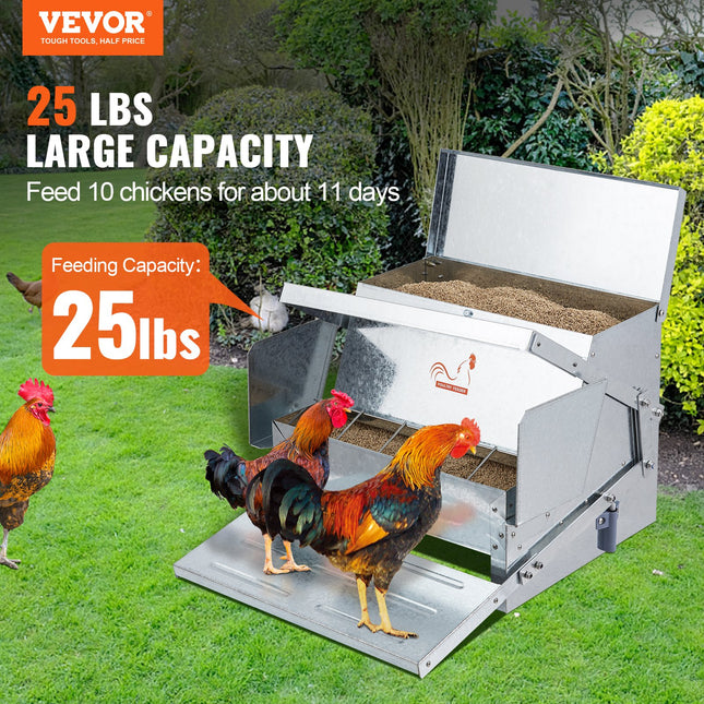 Automatinė vištų šėrykla VEVOR CF-06H, 11 kg talpa