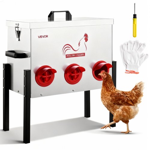 Automatinė lesykla vištoms VEVOR SS-00034, 13,61 kg talpa