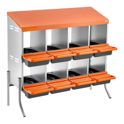 Vištų dėjimo dėžės VEVOR CNB-08-Leg, 8 skyriai