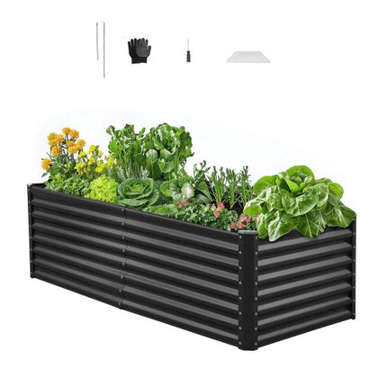 Metalinė pakelta lysvė VEVOR GM66010-180X90X60, 1,8 x 0,9 x 0,6 m