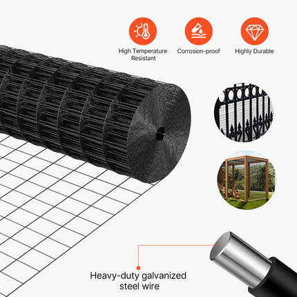 Metalinis tinklas VEVOR WGFS25001, 61 cm x 7,62 m