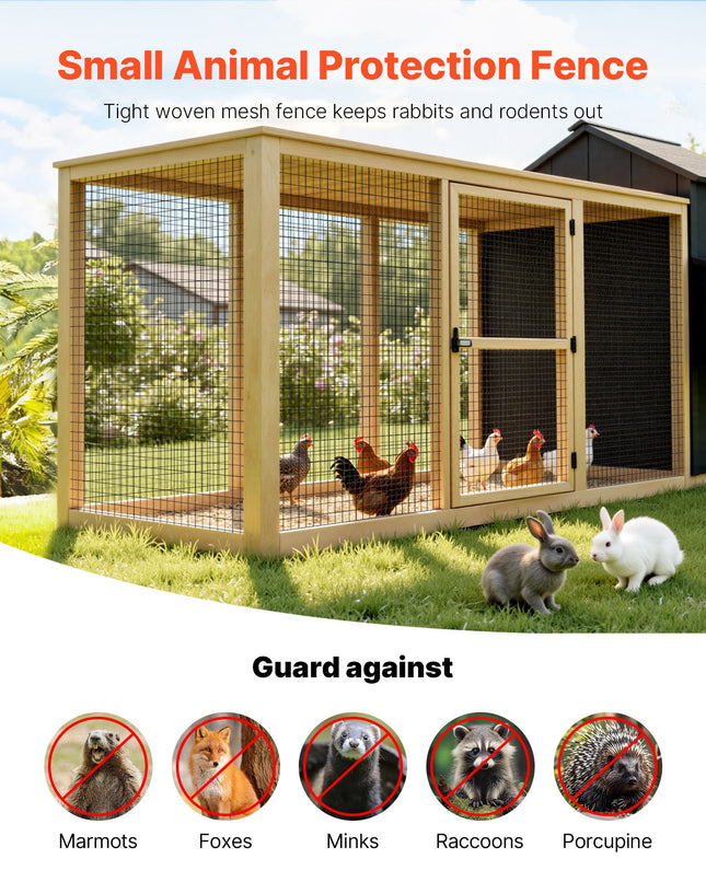 Tvoros tinklas VEVOR WGFS25002, 91 cm x 7,62 m