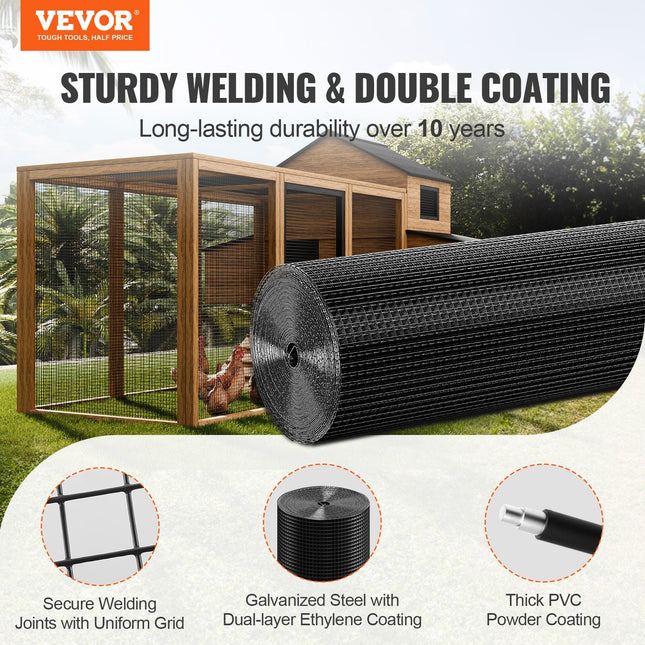 Metalinis tinklas tvorai VEVOR SS19121248100, 1220 x 30480 mm