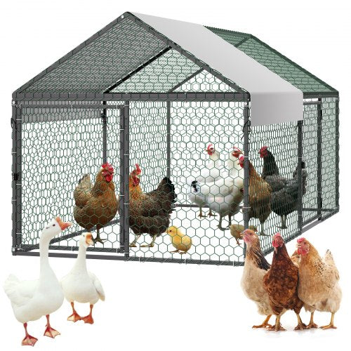 Metalinis vištidės aptvaras VEVOR CRCFG0102, 1 x 2 x 1 m