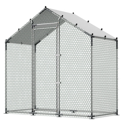 Metalinis vištidės aptvaras VEVOR CRC0201, 2 x 1 x 2 m