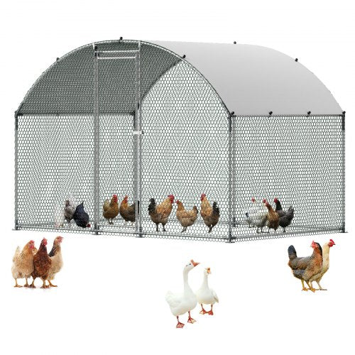 Metalinis vištidės aptvaras VEVOR YD322, 3x2x2 m