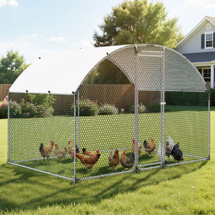 Metalinis vištidės aptvaras VEVOR YD322, 3x2x2 m