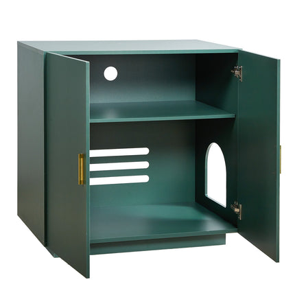Kačių tualeto spintelė VEVOR KLCB-07, 80 cm pločio