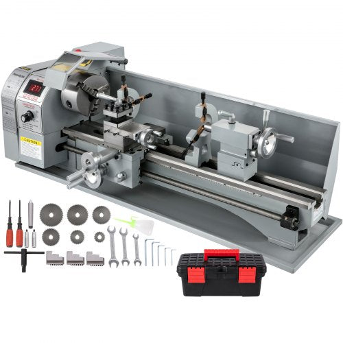 Mini metalo tekinimo staklės VEVOR 220x750mm, 1100W