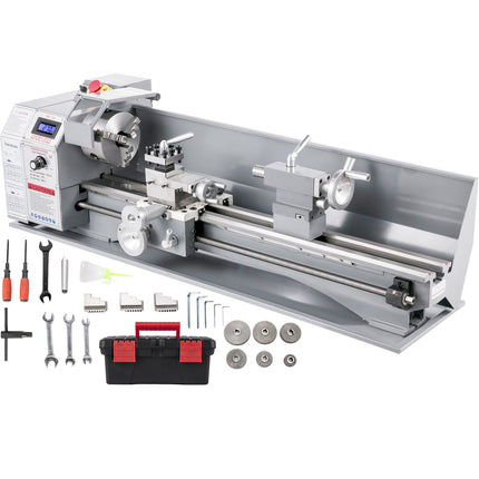 Mini metalo tekinimo staklės VEVOR 220x750mm, 1100W