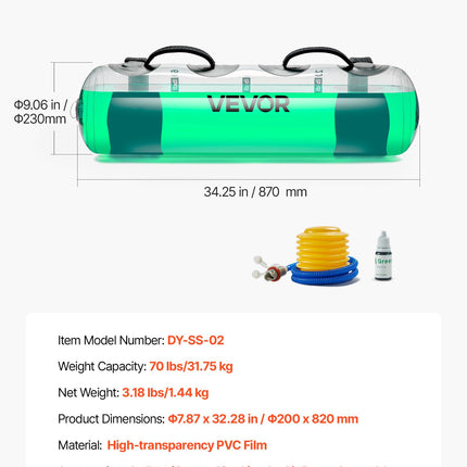 Vandens svarmenų krepšys VEVOR DY-SS-02, 31,75 kg