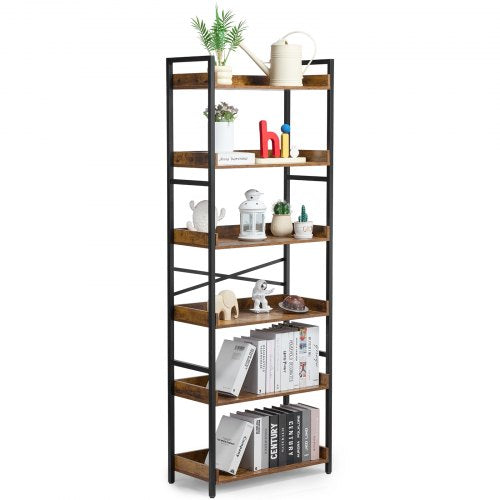 Metalinė lentyna knygoms VEVOR YJX-BS003, 6 aukštų