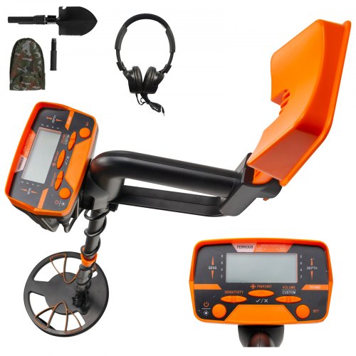 Metalo detektorius VEVOR 3010, LCD ekranas