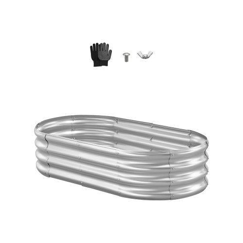 Pakelta metalinė lysvė VEVOR GM61003, 120x60x30 cm