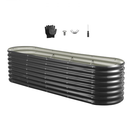 Pakelta lysvė VEVOR GM61003-240X60X57CM, 2,4 x 0,6 x 0,6 m