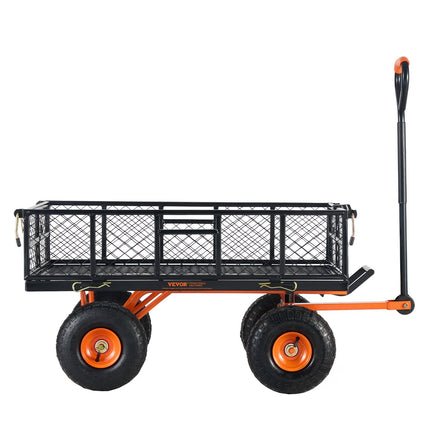 Sodo vežimėlis-savivartis VEVOR TC4206KB, 181 kg keliamoji galia