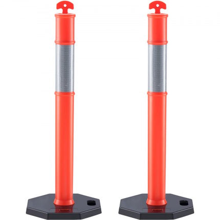 Kelių ženklinimo stulpeliai VEVOR CC-F01-PB-2PCS, 2 vnt. komplektas