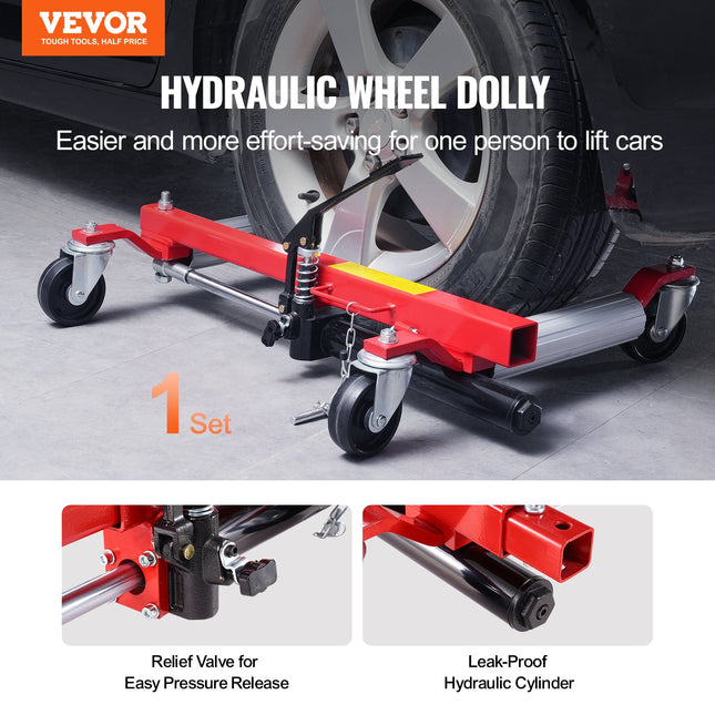 Hidraulinis ratų vežimėlis VEVOR MR8016-4, 680 kg keliamoji galia