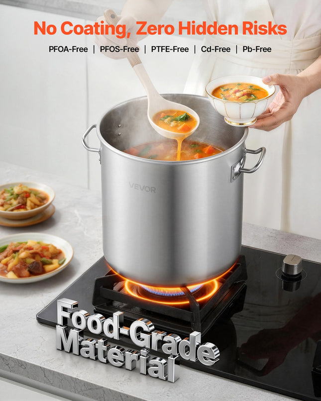Nerūdijančio plieno puodas VEVOR 893030, 19,9 l
