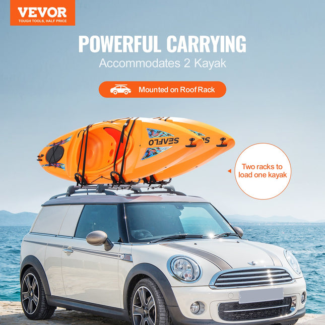 Baidarių laikiklis automobiliui VEVOR C09-4, 2 poros (4 vnt.)