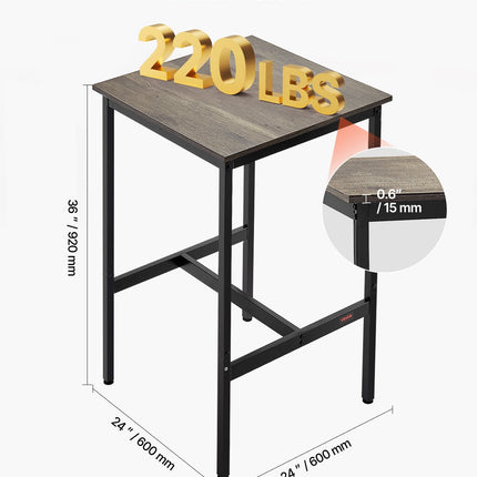 Baro stalas VEVOR YJX-BT-003, 61x61x91 cm