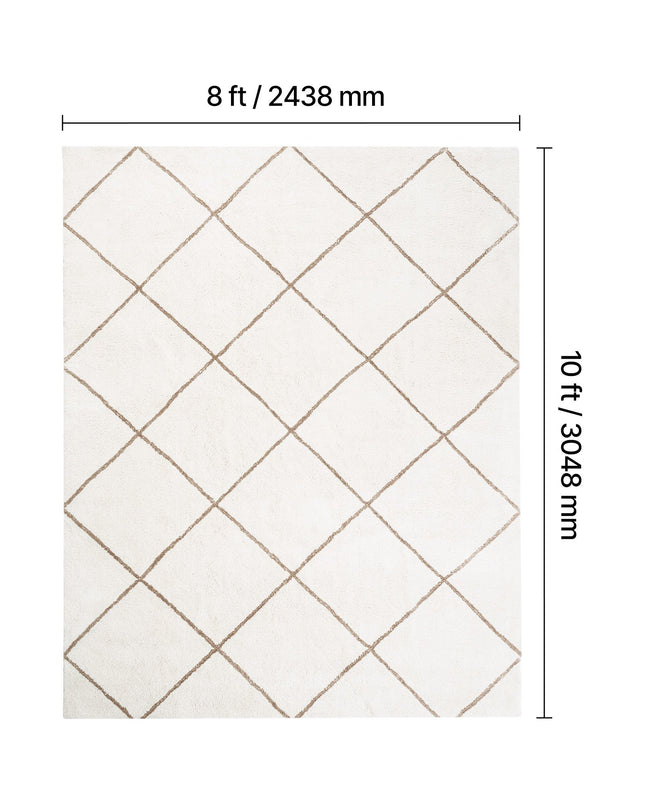 Minkštas vidaus kilimas VEVOR CR8X10-MK12TPR, 2,44 x 3,05 m