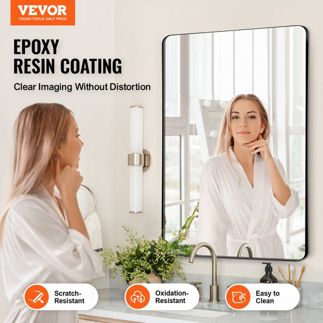 Sieninis veidrodis VEVOR HT-SS0001b, 56 x 76 cm
