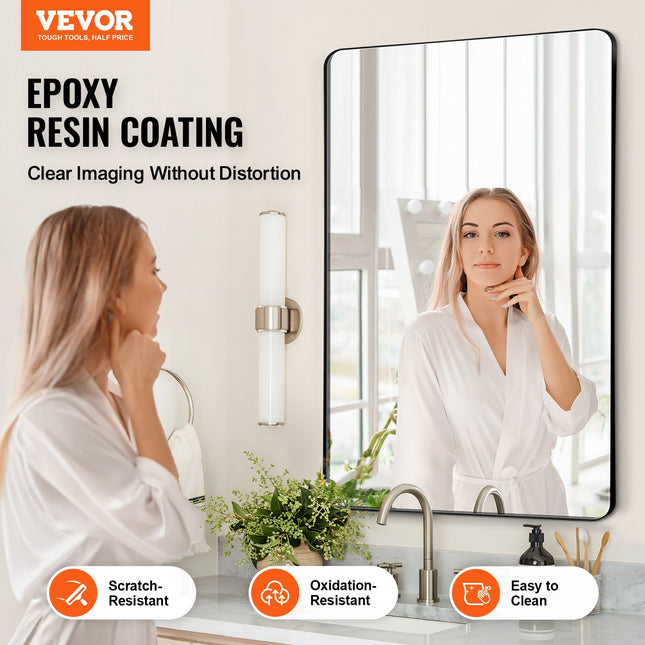 Sieninis veidrodis VEVOR HT-SS0002b, 61 x 91 cm