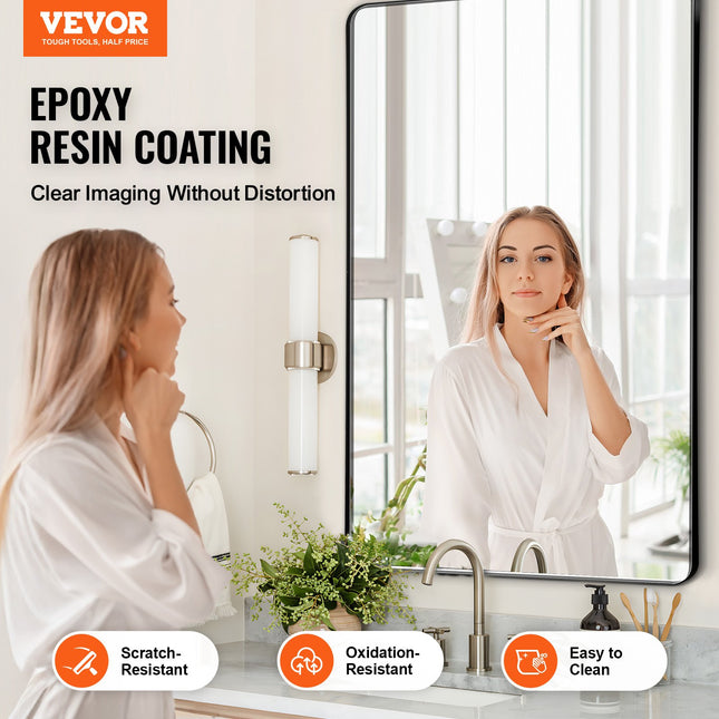 Sieninis veidrodis VEVOR HT-SS0004b, 76 x 101 cm