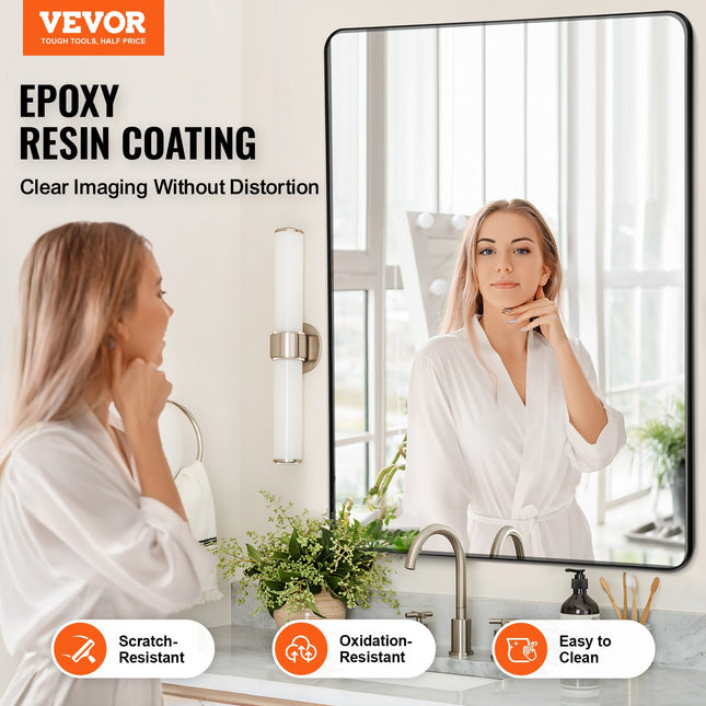 Sieninis veidrodis VEVOR HT-SS0009b, 91 x 122 cm
