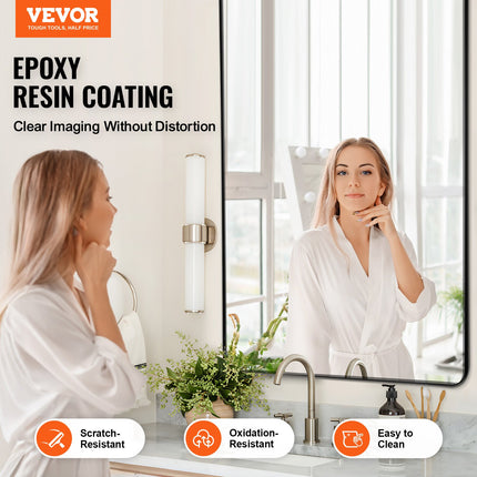 Sieninis veidrodis VEVOR HT-SS0010b, 182,8 x 91,5 cm
